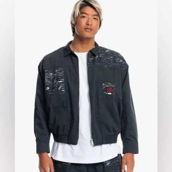 Quicksilver Netflix Stranger Things Jacket Sz L Mens New - Picture 1 of 15